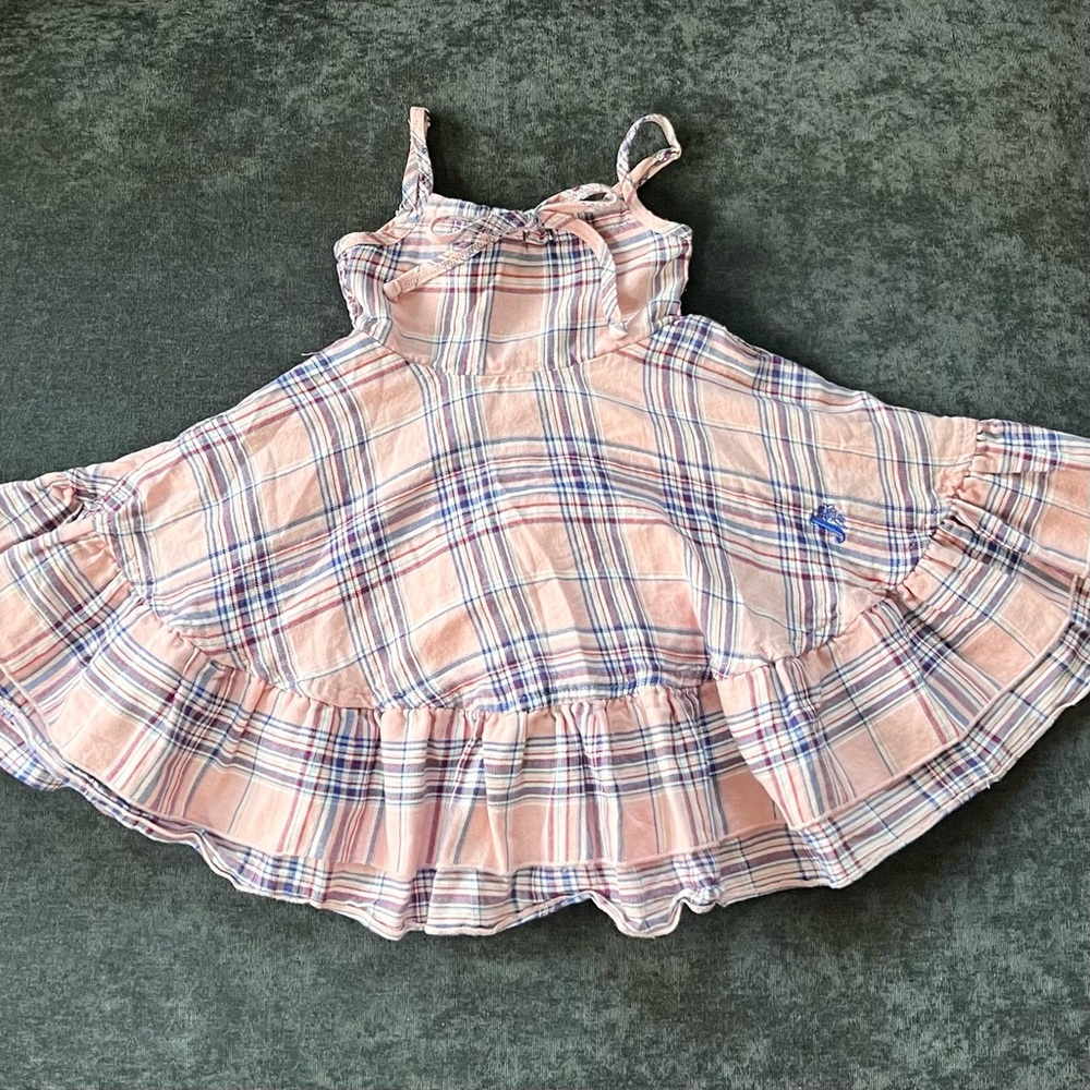 Jane + Jo American Girl Plaid Day Dress Size 2T
